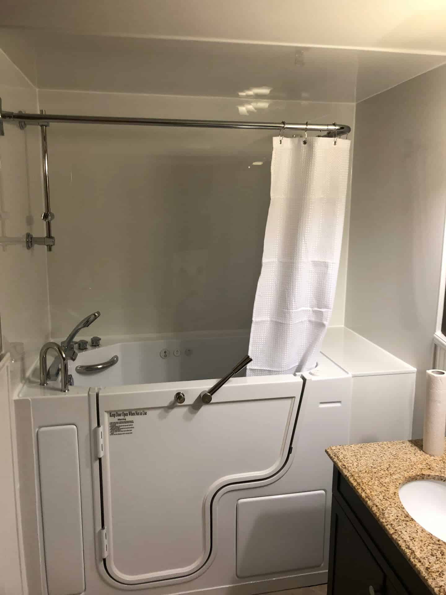 Walk-in tub installation - After