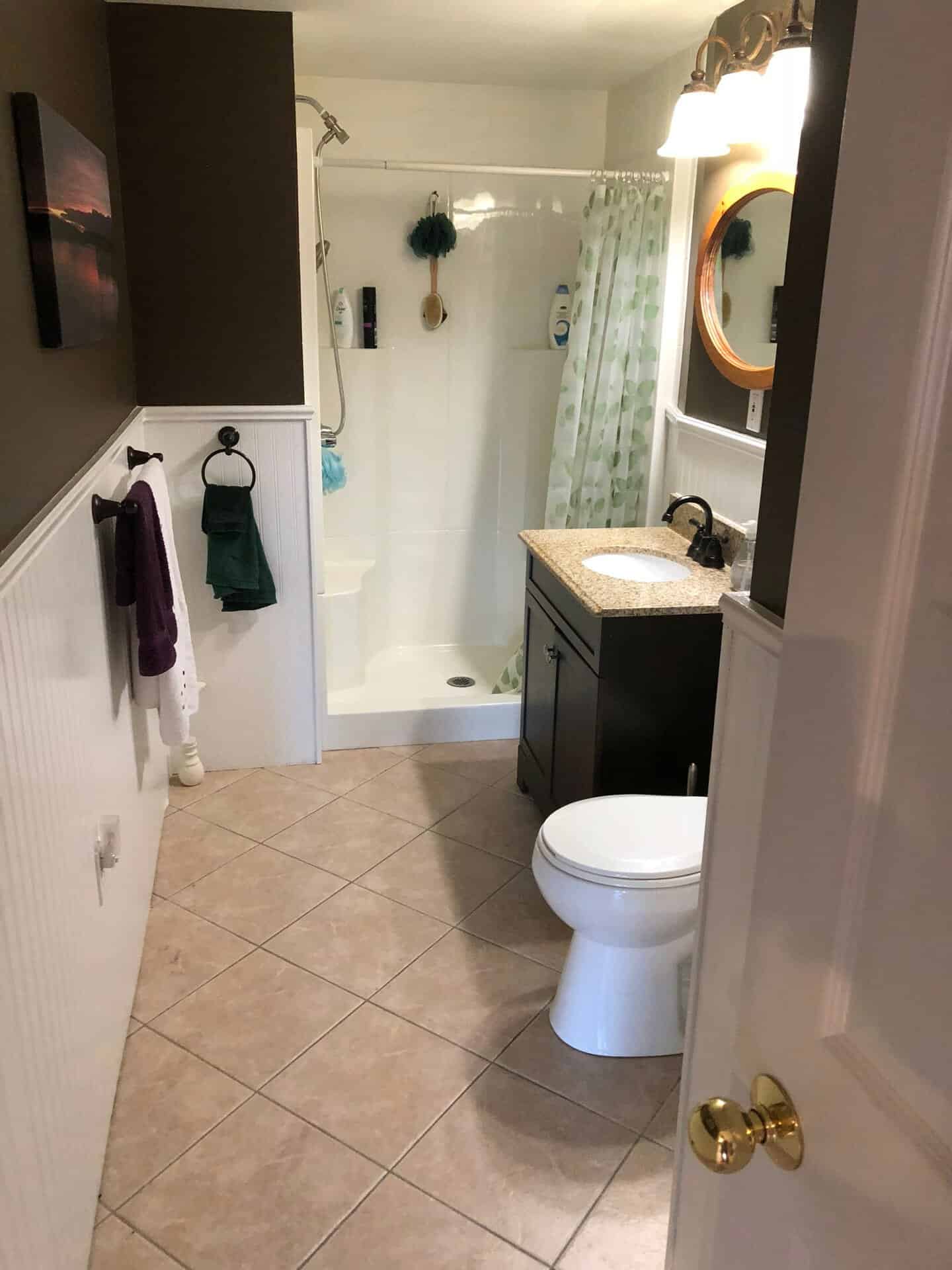 Walk-in tub installation - Before