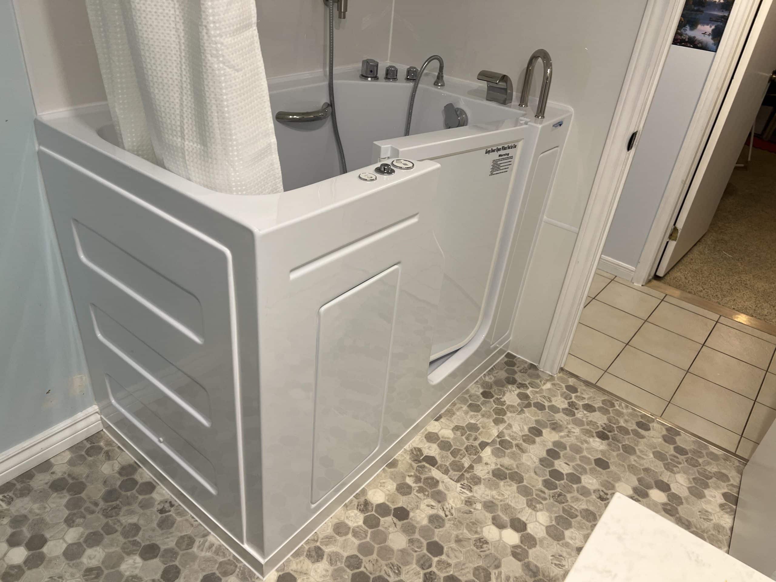 Harris installation - completed walk-in tub