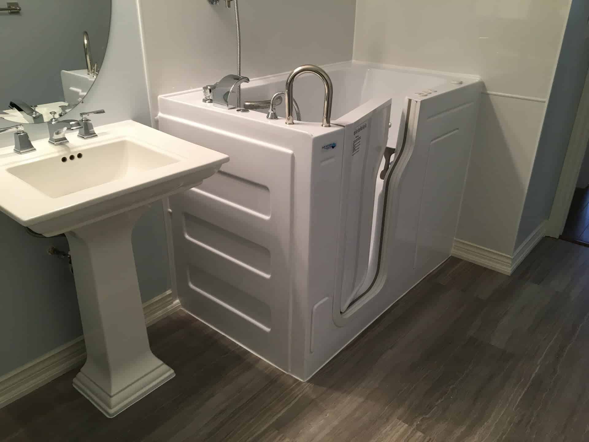 Walk-in tub installation - After