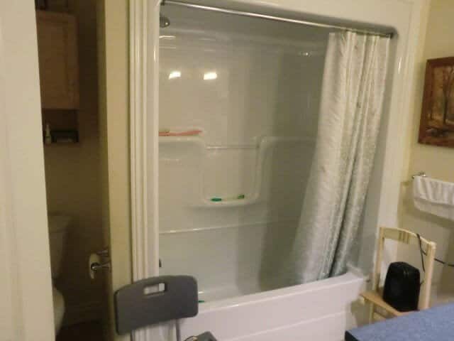 Walk-in tub installation - Before