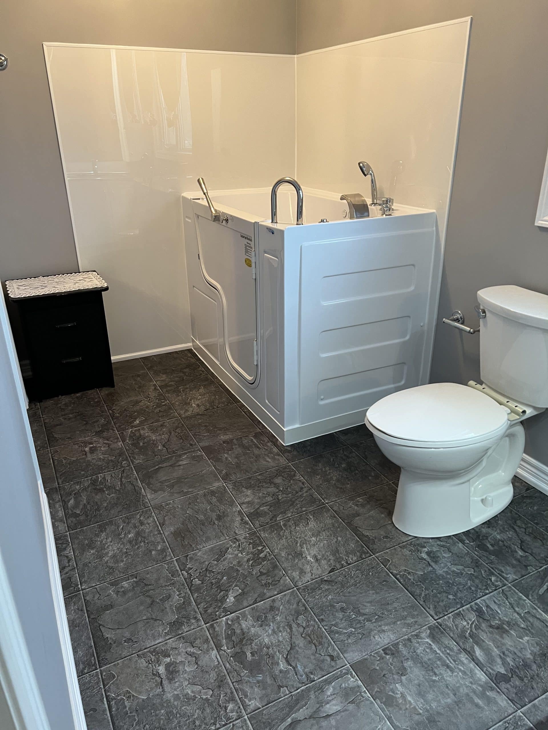 Walk-in tub installation - After