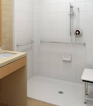 Roll In Shower 36 x 36